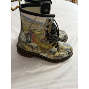 Dr Martens 1460 George & The Dragon Boots Museum Artist Women’s Size 6